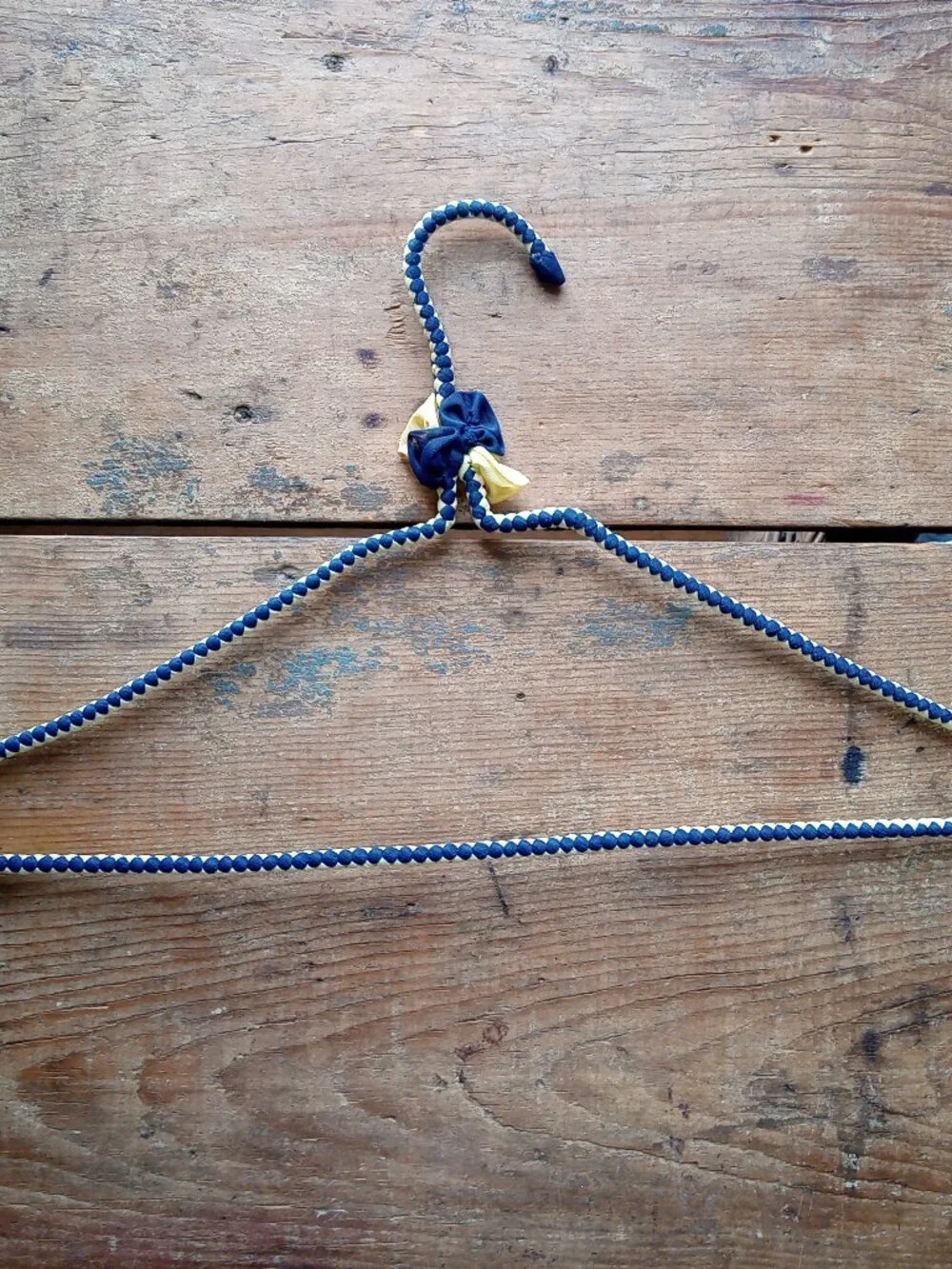 Vintage braided hangers lot.